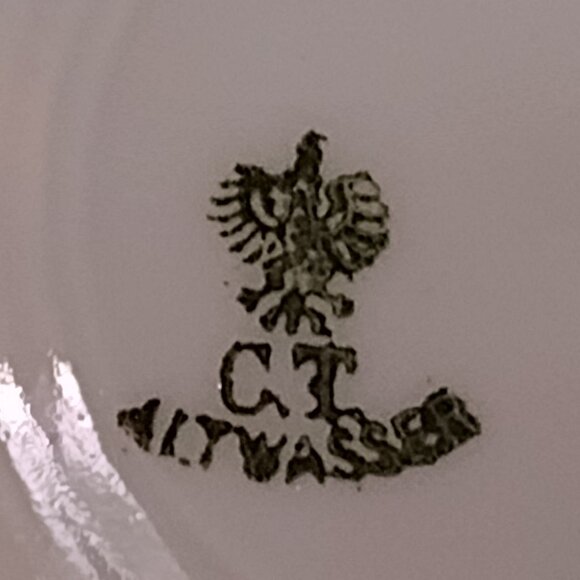 6 Iridescent Side Plates by Carl Tielsch C.T. Altwasser - Picture 11 of 11